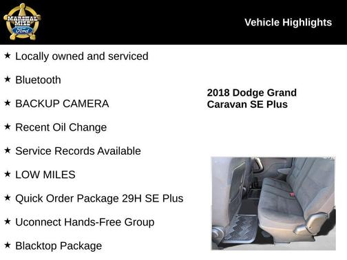 2018 Dodge Grand Caravan SE