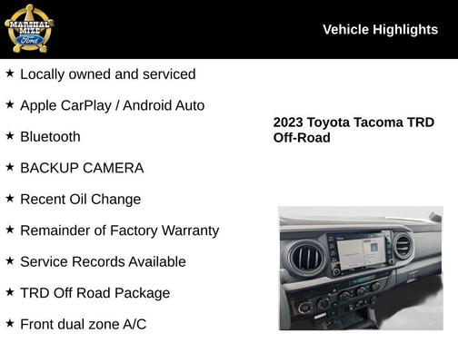 2023 Toyota Tacoma TRD Off Road