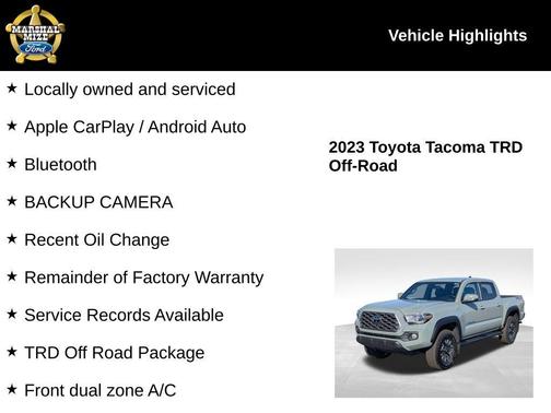 2023 Toyota Tacoma TRD Off Road