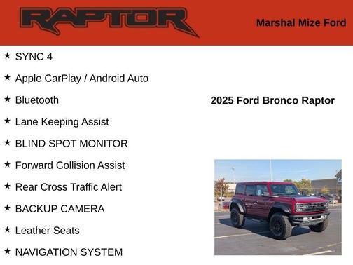 2025 Ford Bronco Raptor