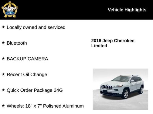 2016 Jeep Cherokee Limited