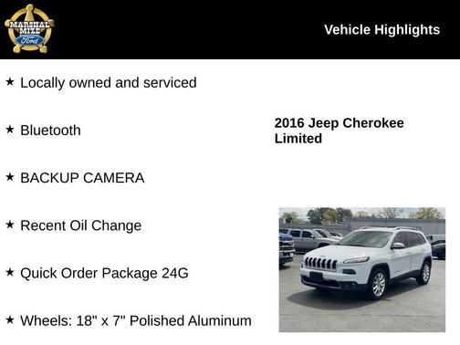 2016 Jeep Cherokee Limited