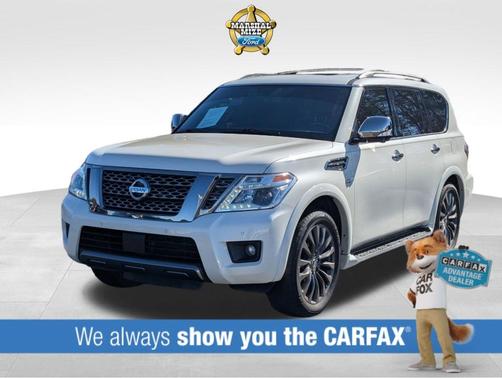 White 2020 Nissan Armada Platinum SUV