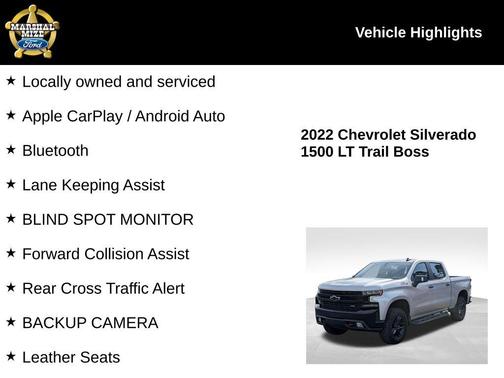 2022 Chevrolet Silverado 1500 Limited LT Trail Boss