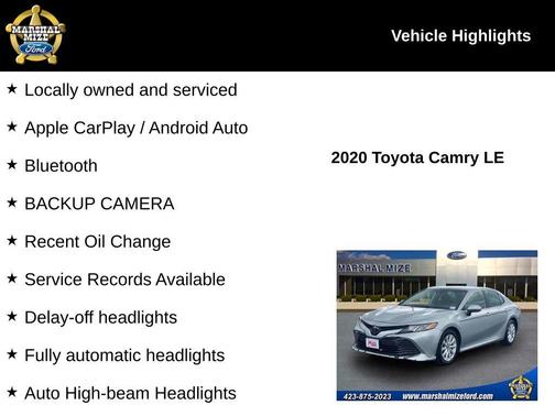 2020 Toyota Camry LE