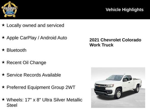 2021 Chevrolet Colorado WT