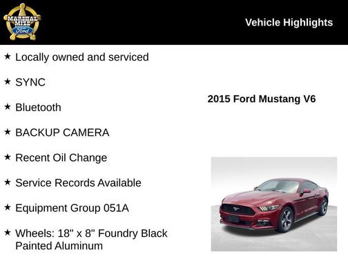 2015 Ford Mustang V6