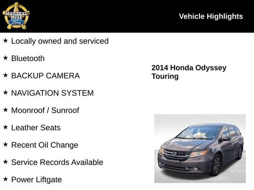 2014 Honda Odyssey Touring