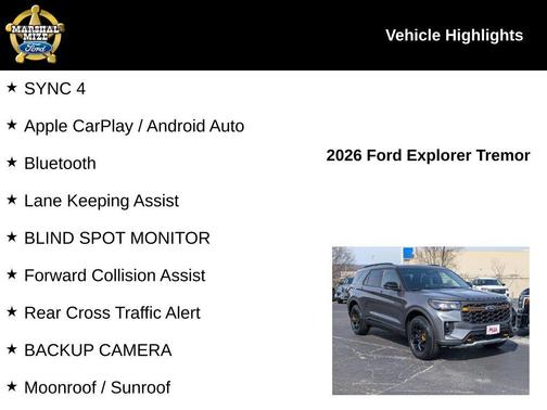 2026 Ford Explorer Tremor