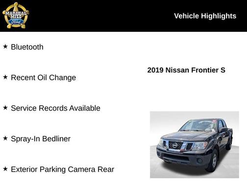 2019 Nissan Frontier S