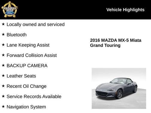 2016 Mazda MX-5 Miata Grand Touring