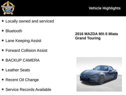 2016 Mazda MX-5 Miata Grand Touring