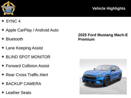 2025 Ford Mustang Mach-E Premium
