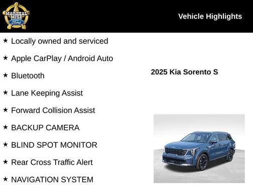 2025 Kia Sorento S