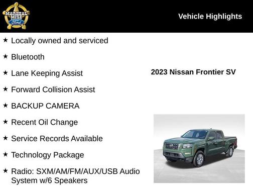 2023 Nissan Frontier SV