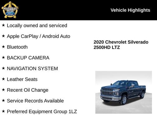 2020 Chevrolet Silverado 2500 LTZ