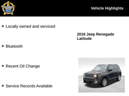 2016 Jeep Renegade Latitude