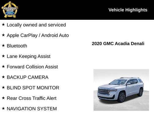 2020 GMC Acadia Denali