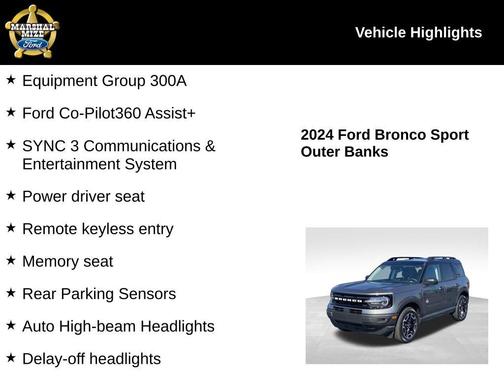 2024 Ford Bronco Sport Outer Banks