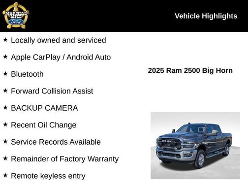 2025 RAM 2500 Big Horn