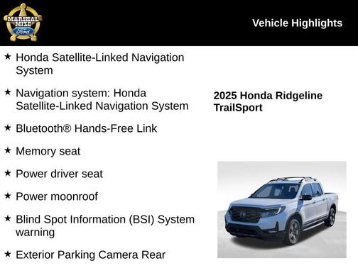 2025 Honda Ridgeline TrailSport