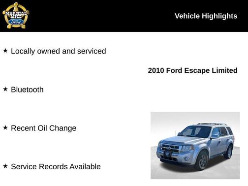 2010 Ford Escape Limited