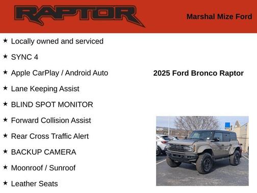 2025 Ford Bronco Raptor
