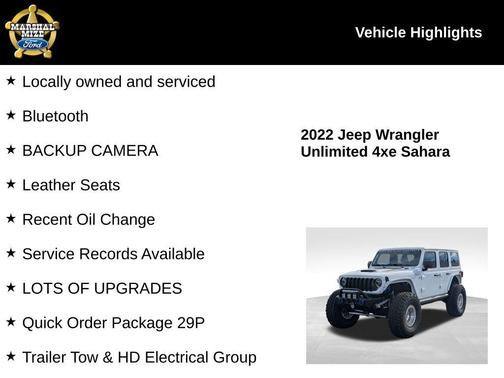 2022 Jeep Wrangler Unlimited 4xe Sahara