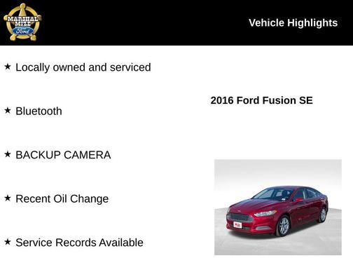 2016 Ford Fusion SE