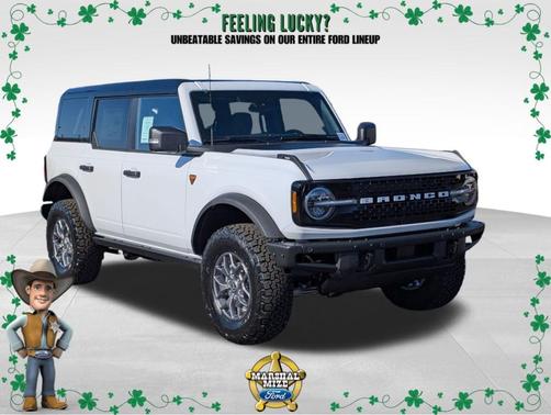 Oxford White 2025 Ford Bronco Badlands SUV