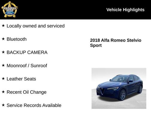 2018 Alfa Romeo Stelvio Base