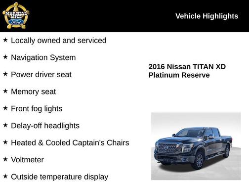 2016 Nissan Titan XD Platinum Reserve