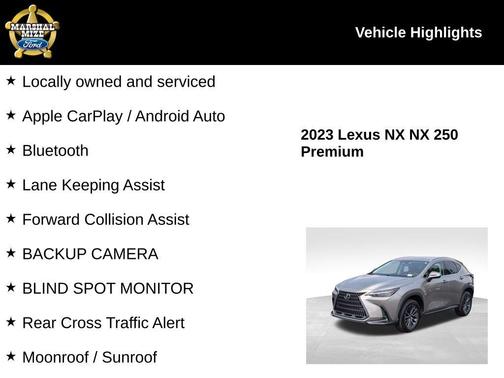 2023 Lexus NX 250 Premium