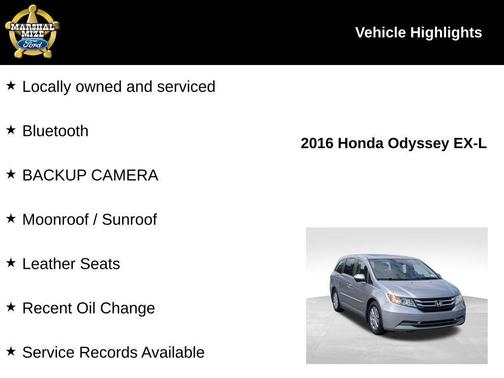 2016 Honda Odyssey EX-L