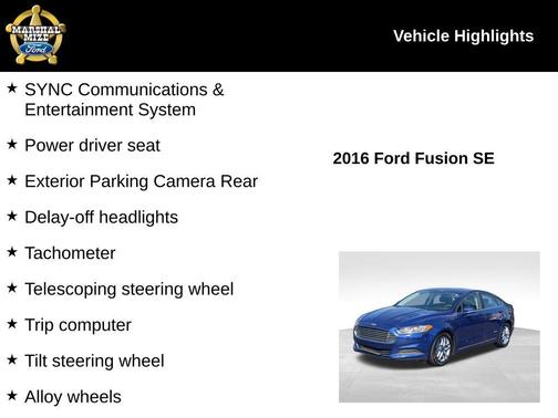 2016 Ford Fusion SE