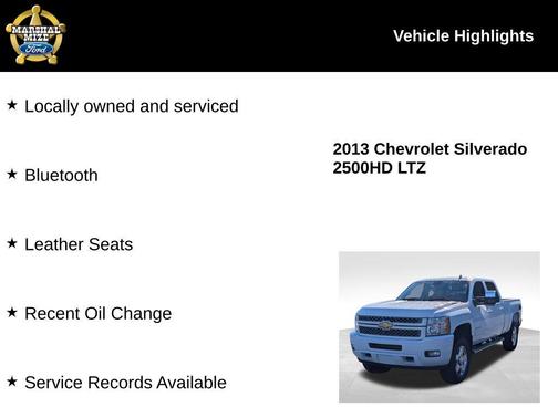 2013 Chevrolet Silverado 2500 LTZ