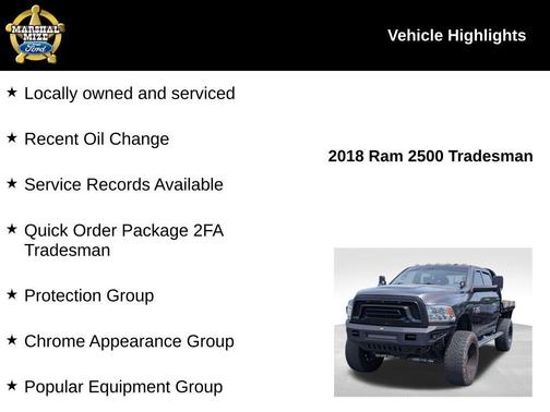 Granite Crystal Clearcoat Metallic 2018 RAM 2500 Tradesman