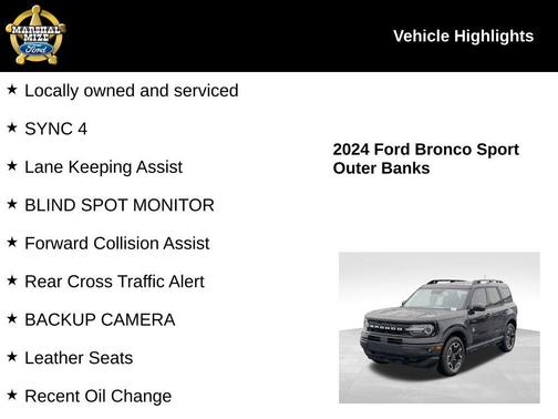 2024 Ford Bronco Sport Outer Banks