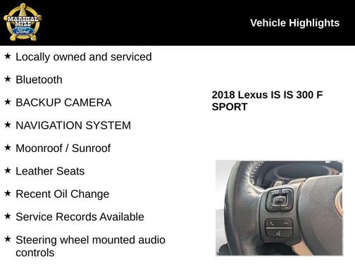 2018 Lexus IS 300 Base