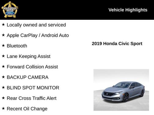 2019 Honda Civic Sport