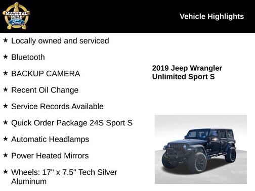 2019 Jeep Wrangler Unlimited Sport