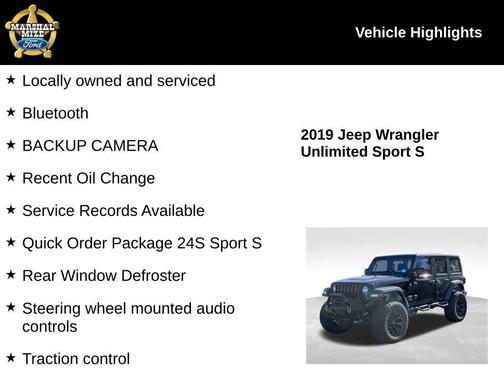 2019 Jeep Wrangler Unlimited Sport