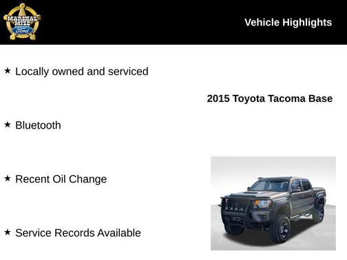 2015 Toyota Tacoma Base