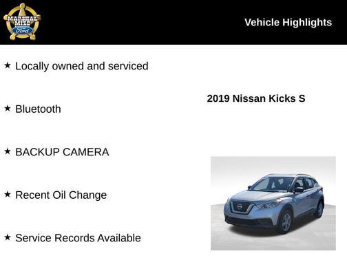 2019 Nissan Kicks S