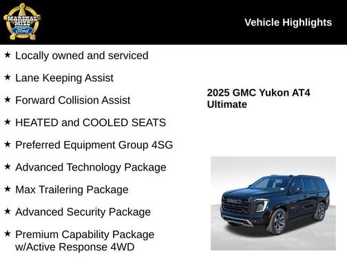 2025 GMC Yukon AT4 Ultimate