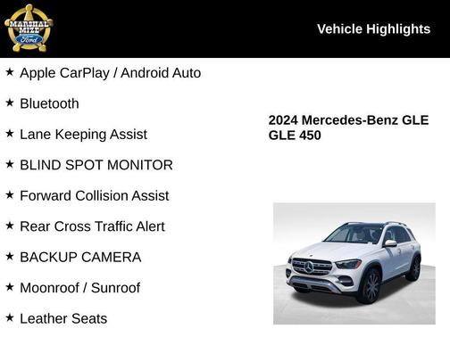 MANUFAKTUR Diamond White Metallic 2024 Mercedes-Benz GLE 450 4MATIC