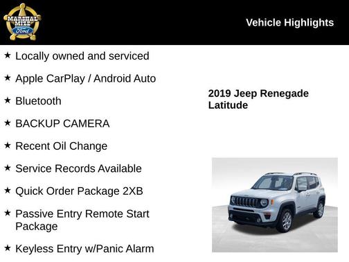 2019 Jeep Renegade Latitude