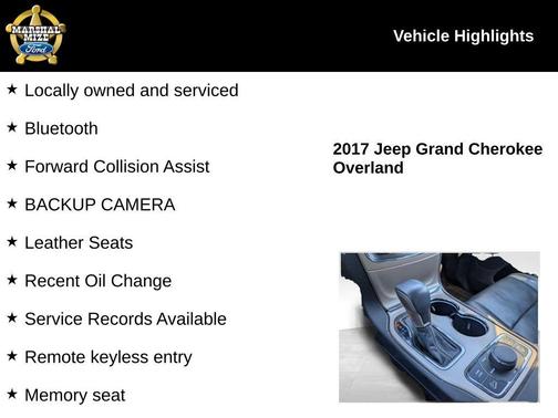 2017 Jeep Grand Cherokee Overland