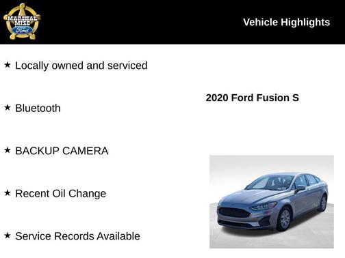 2020 Ford Fusion S