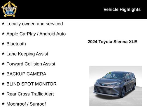 2024 Toyota Sienna XLE